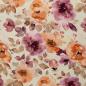 Preview: Viskose Akita Blüten Rose/Lachstöne von Swafing
